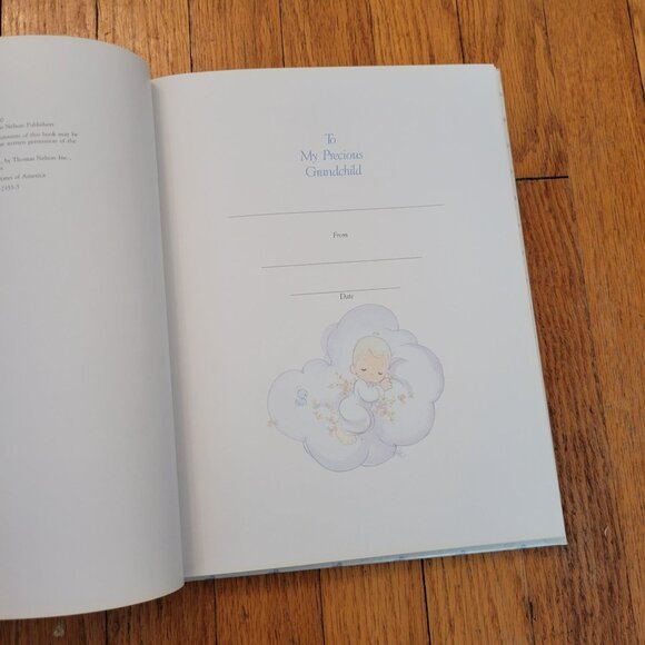 Grandmothers Precious Moments Memory Book Thomas Nelson 1990 Record Keeping - Picture 7 of 16